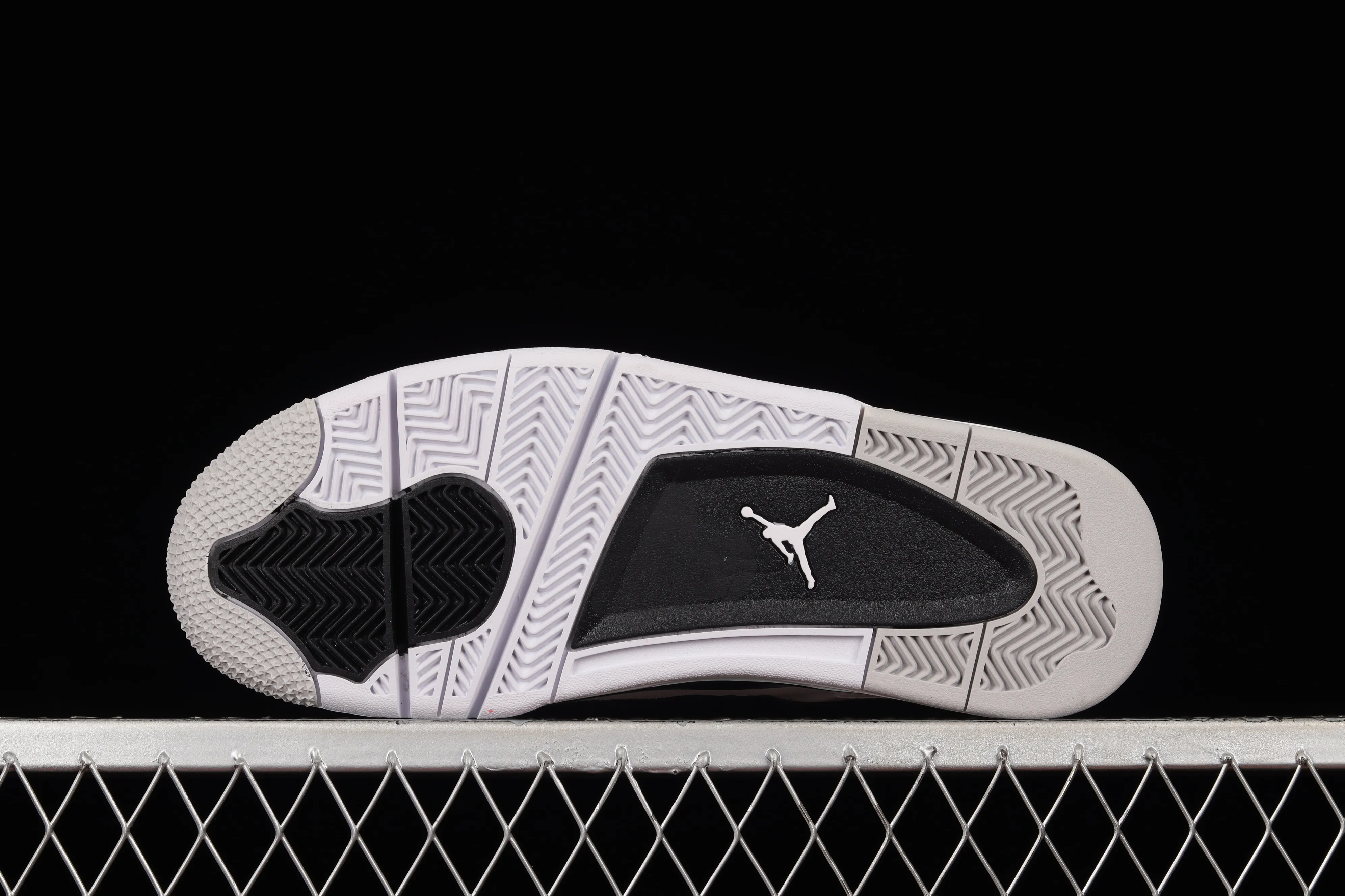 All categories Air Jordan Jordan series basketball shoes Air Jordan 4 L version Air Jordan 4 "Military Black" AJ4 Joe 4 gray and black stitching DH6927-111